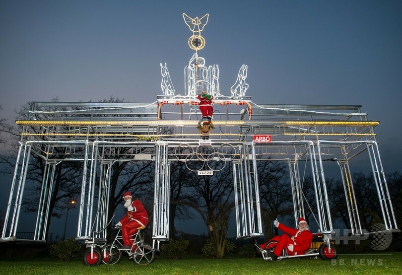 「走る門」？悪魔おじさん、クリスマスに向け新作自転車を公開