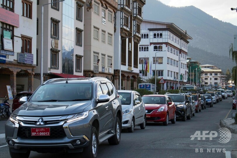 交通渋滞で幸福度低下？ 経済発展で環境への影響も ブータン