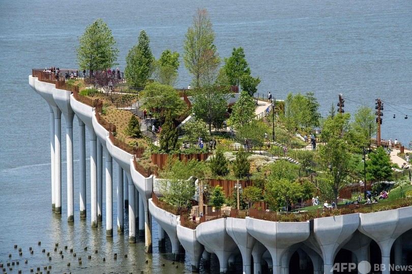 米ny ハドソン川に造られた公園オープン 市民らでにぎわう 写真19枚 国際ニュース Afpbb News