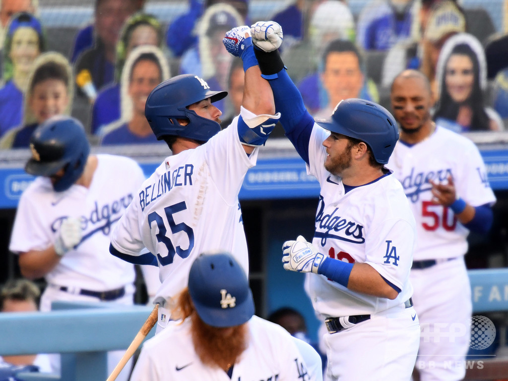ドジャースがポストシーズン進出一番乗り、パドレスに勝利 ドジャースがポストシーズン進出一番乗り、パドレスに勝利