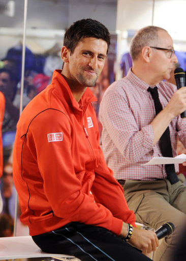 ノバク・ジョコビッチ、「ユニクロ」NY旗艦店のトークイベントに出席