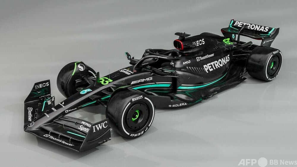 日本未発売　ビッグスケールF1コレクション　メルセデス　W14E 2023年 メルセデスF1、新車「W14」発表 黒カラーリングが復活 写真3枚