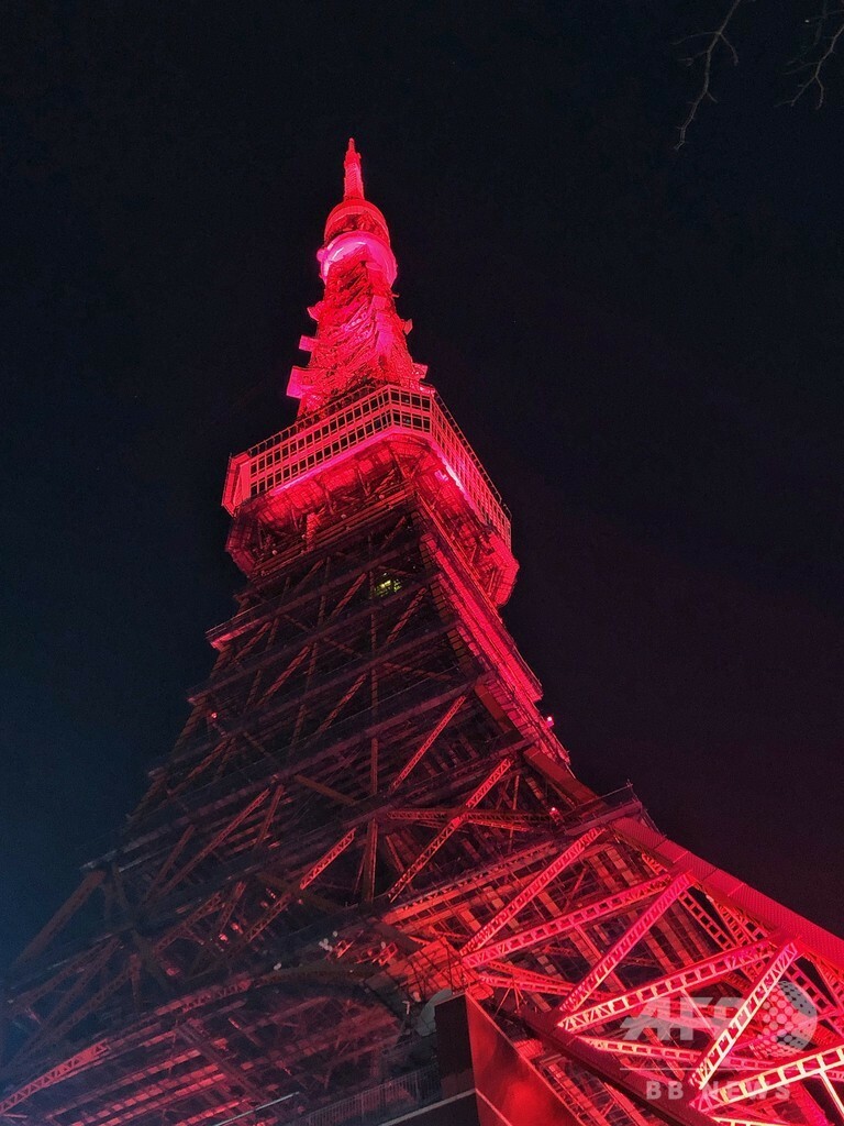 東京タワー 春節祝う赤色まとう 安倍首相も新年の祝賀メッセージ 写真7枚 マリ クレール スタイル Marie Claire Style