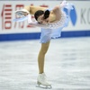 18-19フィギュアスケートグランプリ（GP）シリーズ第4戦、NHK杯。女子シングル・ショートプログラム（SP）の演技に臨む林恩讐（2018年11月9日撮影）。(c)Martin BUREAU / AFP