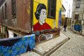 南米チリ中部にある世界遺産の港湾都市バルパライソ（Valparaiso）の街並み（2014年1月14日撮影）。(c)AFP/Claudio Reyes