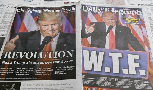写真特集】「大惨事」「悲劇」…トランプ氏当選報じる紙面 写真16