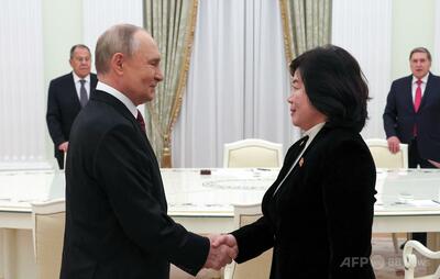 プーチン氏、北朝鮮外相と会談 両国関係は「計画通り」