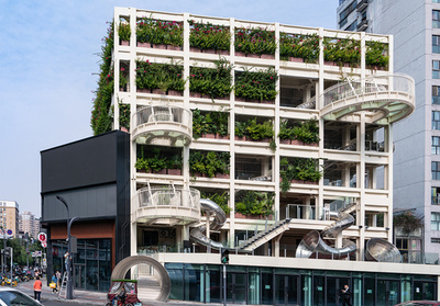 中国四川の旧市街が「立体式」公園に