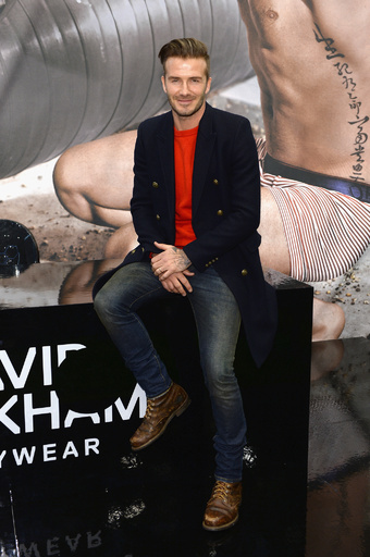 「デビッド・ベッカム ボディウェア」新作発売記念イベント開催、ベッカムも登場