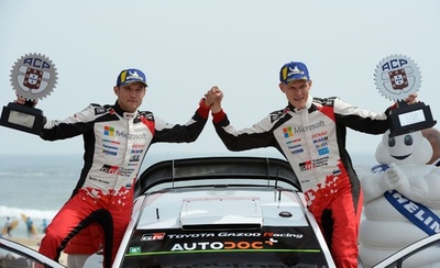 タナックがラリー・ポルトガル優勝、総合トップはオジェが堅持