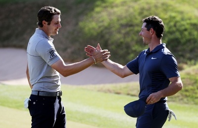 前週Vマキロイと王者ジョンソン、まさかの黒星発進 デルマッチプレー