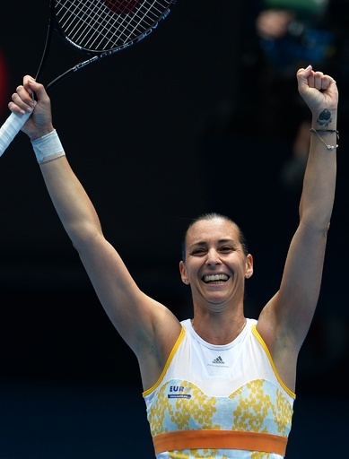 ベテランのペネッタ、ケルバー下し初の8強入り 全豪オープン