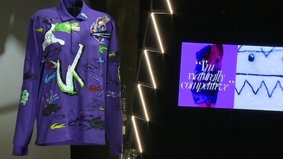 動画：ラコステ×ルサージュ、クチュール仕立てのポロシャツ発表