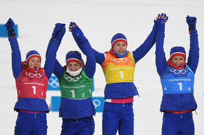 ノルウェーのビョルゲン、最多タイ13個目のメダル 女子20kmリレー