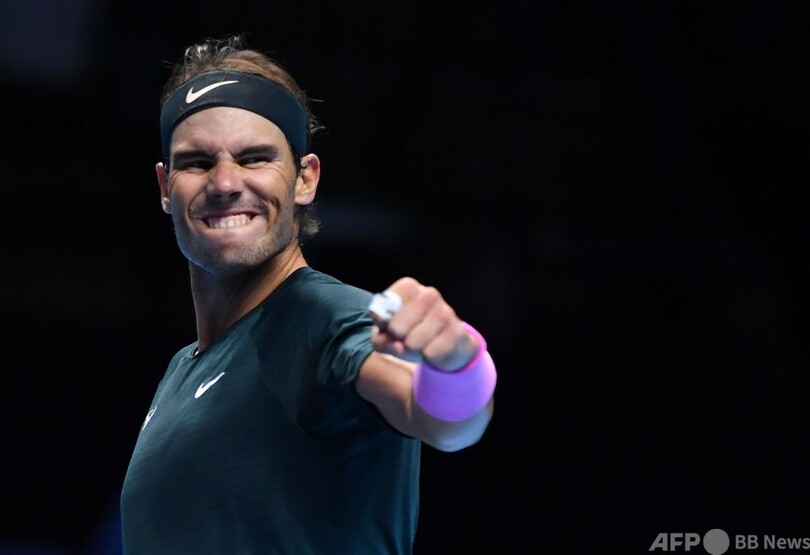 ナダルがチチパス下し4強「前向きな試合」 ATPファイナルズ