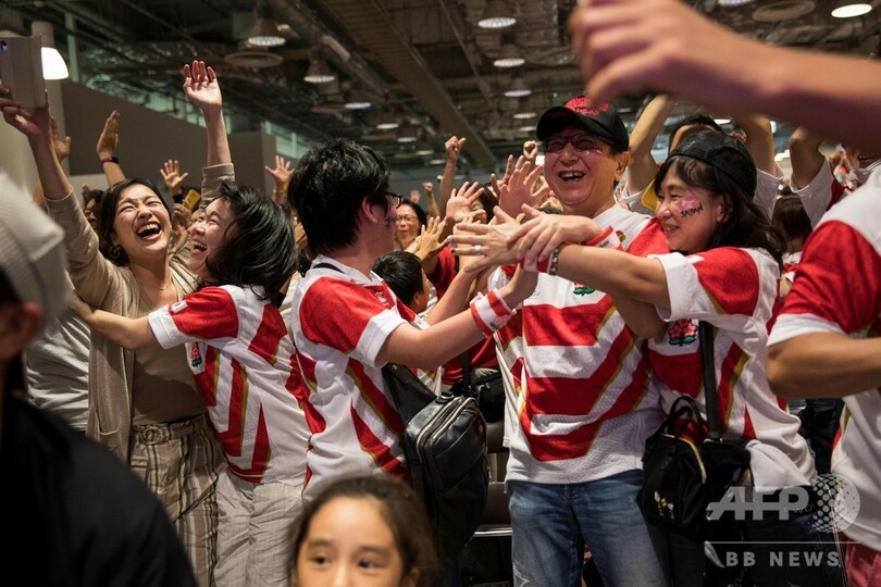 アイルランドに大番狂わせ―ファンの喜び爆発、ラグビーW杯