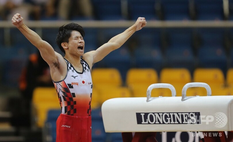 日本が男子団体で銅メダル、中国がロシアと僅差で金 世界体操