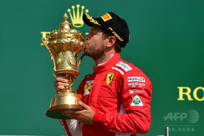 ベッテルが英国GP制す、ハミルトンは最多6度目の母国優勝ならず