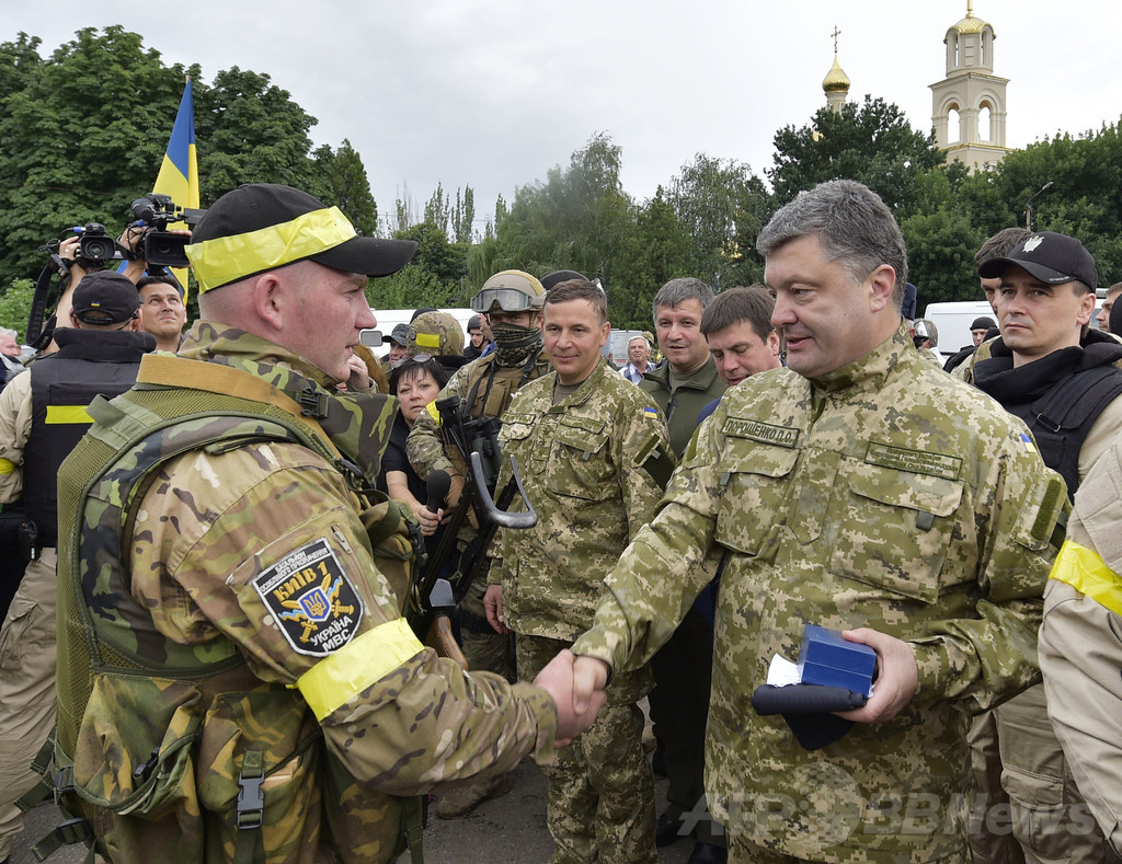 露 ウクライナ大統領会談の可能性 あえなく消失 写真3枚 国際ニュース Afpbb News