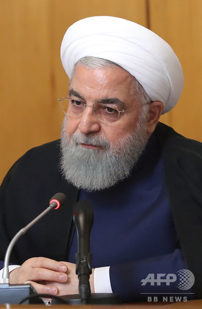 イラン大統領「米国との戦争望まない」、マクロン氏との会談で イラン大統領「米国との戦争望まない」、マクロン氏との会談で