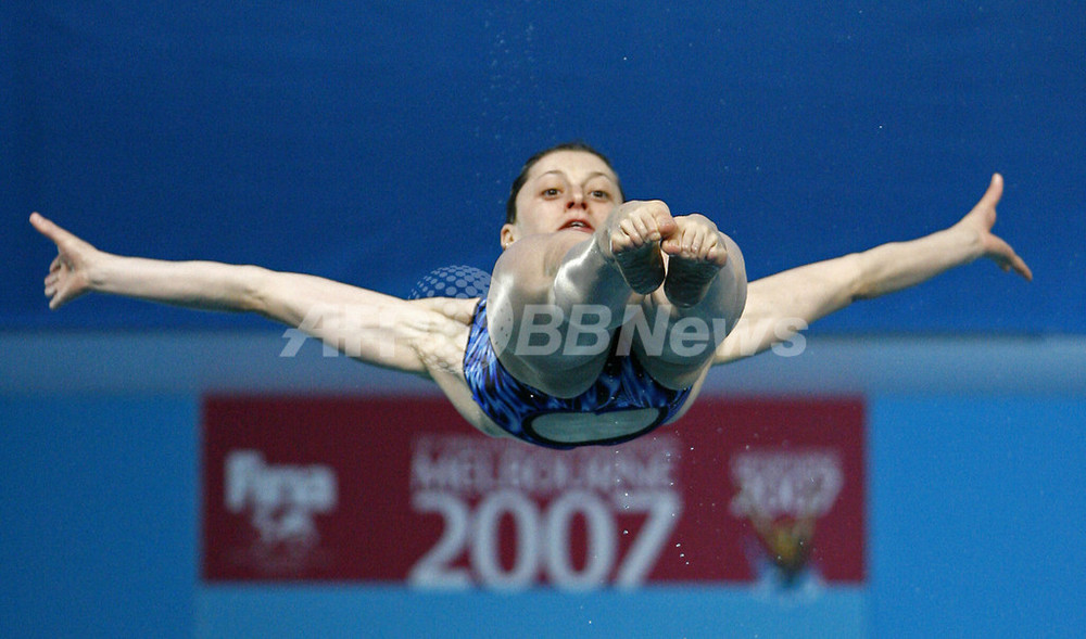 ＜第12回世界水泳選手権＞女子飛び込み、He Zi 1メートル板飛び込みで金メダル獲得 オーストラリア 写真7枚 国際ニュース：AFPBB