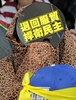 台湾・台北（Taipei）の総統府前で行われたデモで掲げられたプラカード（2014年3月30日撮影）。(c)AFP/Sam Yeh