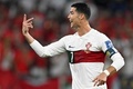 サッカーW杯カタール大会、準々決勝、モロッコ対ポルトガル。試合に臨むポルトガルのクリスティアーノ・ロナウド（2022年12月10日撮影）。(c)PATRICIA DE MELO MOREIRA / AFP