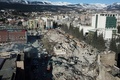 トルコ・カフラマンマラシュの地震被災地（2023年2月13日撮影）。(c)OZAN KOSE / AFP
