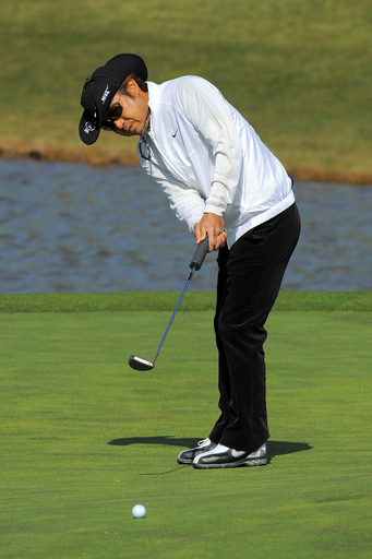 バランタイン選手権・2日目 片山は暫定10位タイに後退