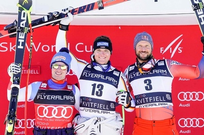 ドレッセンが滑降で今季2勝目、種目別優勝争いは最終戦へ