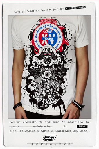 「55DSL」が15周年！パーティやコラボＴシャツで祝福