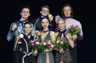 ペアはロシア勢が表彰台独占、女子SPでコストルナヤ首位 フィギュア欧州選手権