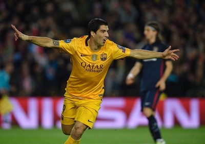 スアレス2発でバルサ先勝、アトレティコは判定に不満 欧州CL