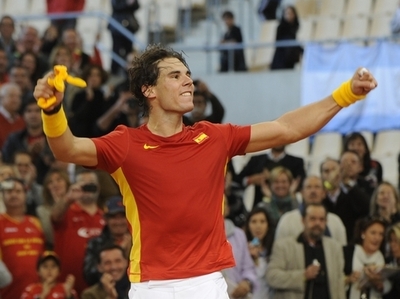 スペインが初日2連勝、デビス杯