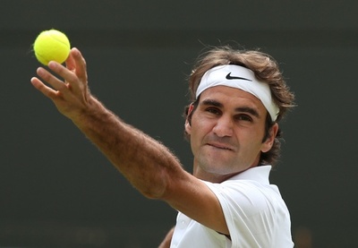 フェデラーが快勝で2回戦進出、ウィンブルドン選手権