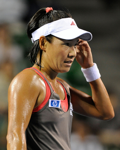 クルム伊達、39歳誕生日飾れず敗退 東レ・パンパシフィック・オープン