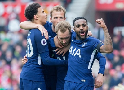 トッテナムがストーク破りトップ4確保に前進、エリクセンは2得点