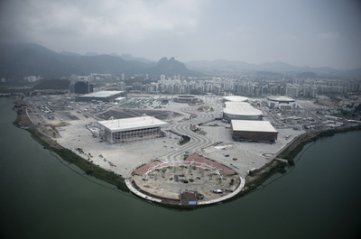 空から見たリオ五輪会場、進ちょく状況は？