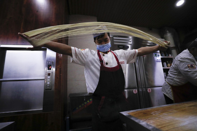 ラーメンでほっこり、朝の飲茶（ヤムチャ） 寧夏回族自治区