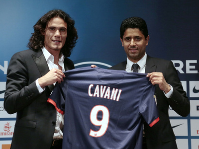 カヴァーニがPSGに加入、移籍金はフランス最高額