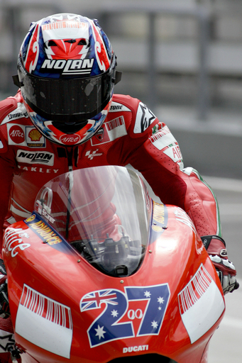 ストーナー マレーシアGP・フリー走行3回目でトップタイム