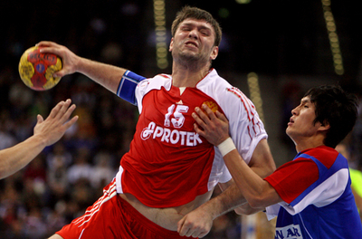 ＜ハンドボール 男子ハンドボール世界選手権＞予選ラウンド、ロシアvs韓国は32-32の引き分けに終わる - ドイツ