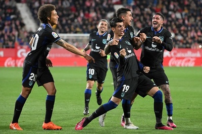 アトレティコがモラタの劇的決勝弾で勝利 3位を堅持