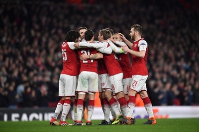 アーセナル、ACミラン振り切りヨーロッパリーグ8強入り