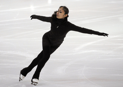 安藤らが開幕を控え公式練習、世界フィギュア