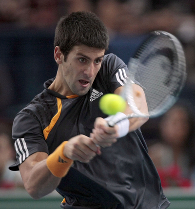 ジョコビッチ ソデルリングを下し準決勝進出、パリ・マスターズ