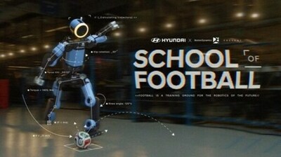 Hyundai Motor、FIFAワールドカップ2026（TM）に先駆け、Boston DynamicsのAtlasを起用した「School of Football」キャンペーンを開始