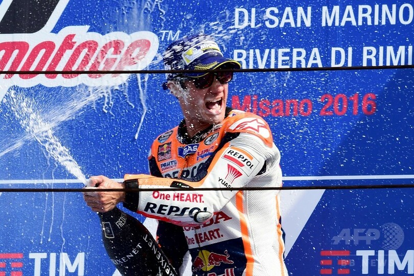 ペドロサが今季初勝利、地元ロッシは2位 サンマリノGP