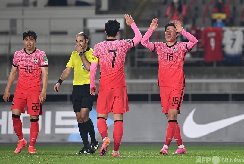 韓国5発快勝でH組首位維持、レバノンも追随 W杯アジア2次予選 写真5枚 国際ニュース：AFPBB News