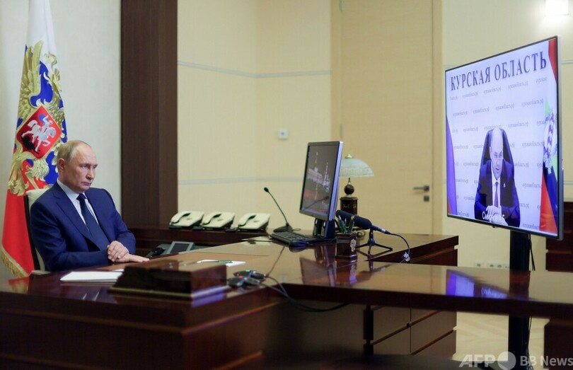 プーチン氏、ウクライナ軍の「駆逐」命令 越境攻撃で12万人超避難